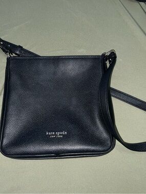 Kate Spade Black Pebbled Leather Crossbody Bag